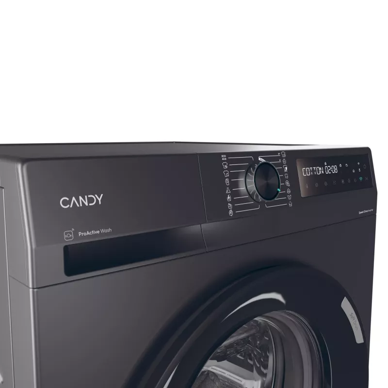 Candy BR 48B6G-S Waschmaschine Frontlader 8 kg 1400 U/min Anthrazit