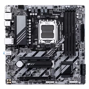 GIGABYTE B840M DS3H Mainboard - AMD Ryzen 9000 CPUs, 8+2+2 Phasen VRM, bis zu 8200 MHz DDR5, 2x PCIe 4.0 M.2, 2,5 GbE LAN, USB 3.2 Gen 1