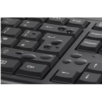 Kensington KM150 EQ Wireless Desktop Set Full-size-Tastatur Maus Schwarz