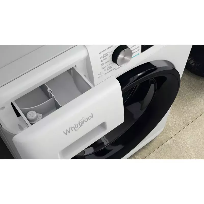 Whirlpool FFWDD1076258B Waschtrockner Freistehend Frontlader Weiß