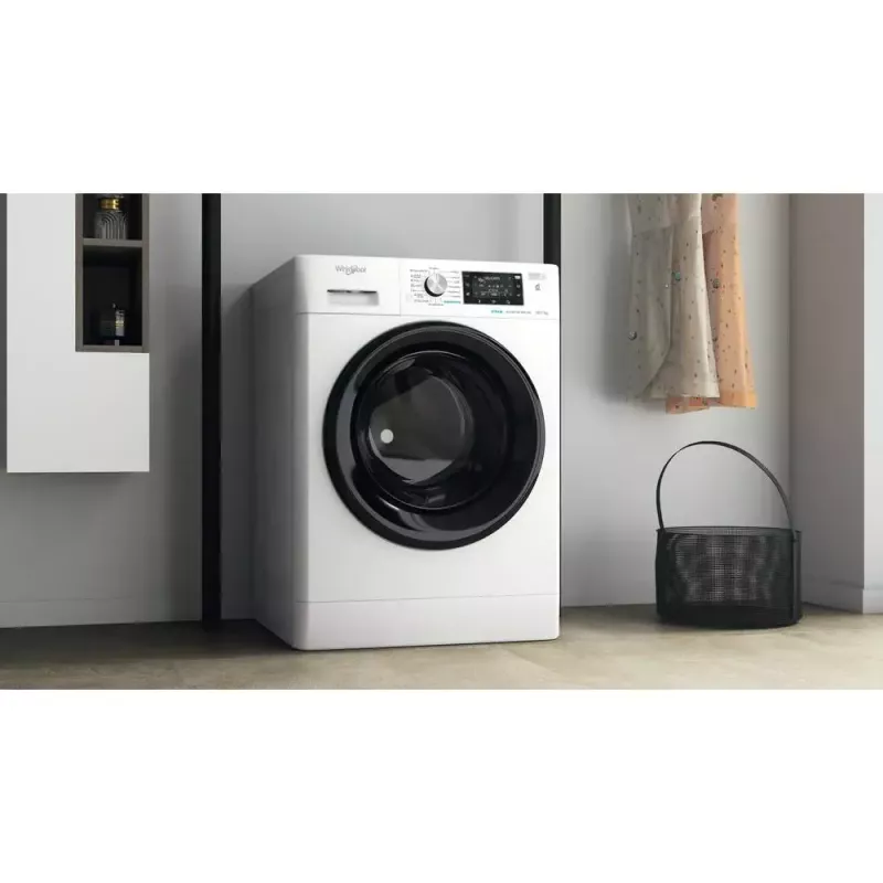 Whirlpool FFWDD1076258B Waschtrockner Freistehend Frontlader Weiß
