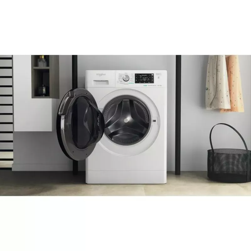 Whirlpool FFWDD1076258B Waschtrockner Freistehend Frontlader Weiß