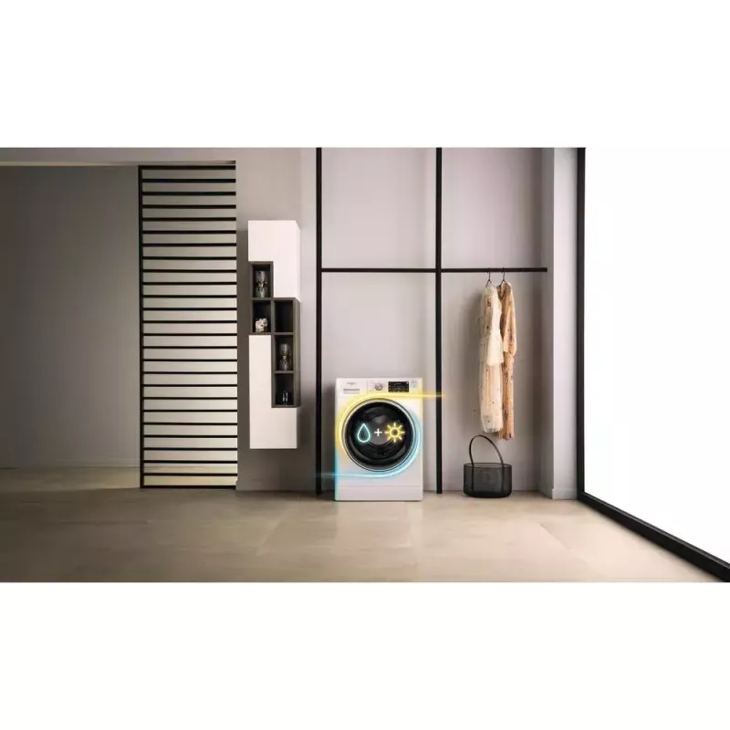 Whirlpool FFWDD1076258B Waschtrockner Freistehend Frontlader Weiß