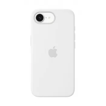 Apple Silikon Hülle iPhone 16e Weiß