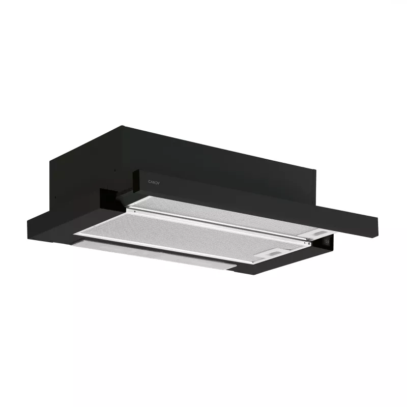 Candy CBT625/2B/1 halbintegriert (ausziehbar) Schwarz 332,1 m³/h