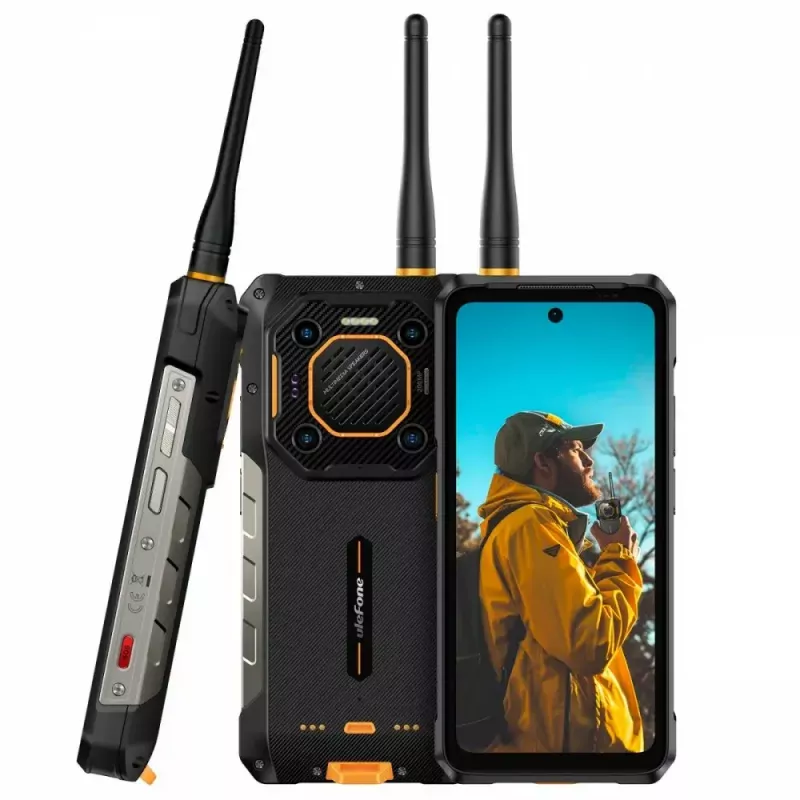 Ulefone Armor 26 Ultra 5G Smartphone, Walkie-Talkie, 12GB RAM, 512GB, IP69K, Schwarz (ohne Ladegerät)