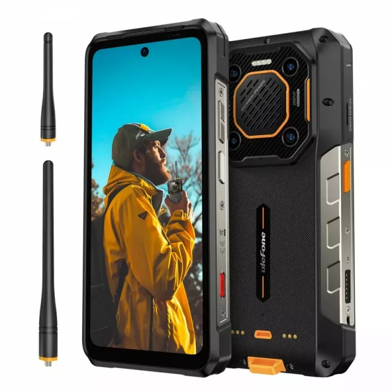 Ulefone Armor 26 Ultra 5G Smartphone, Walkie-Talkie, 12GB RAM, 512GB, IP69K, Schwarz (ohne Ladegerät)