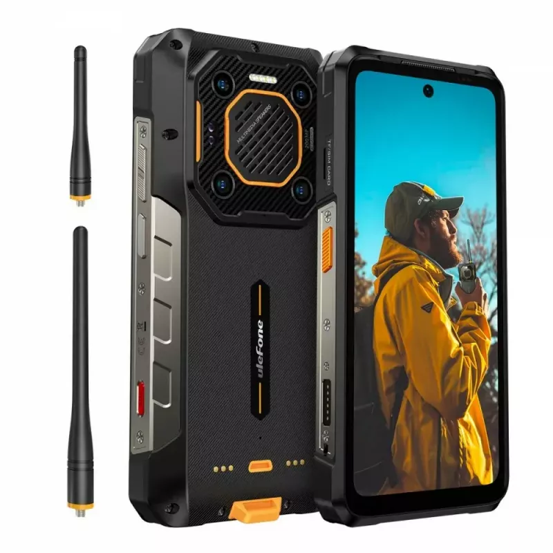 Ulefone Armor 26 Ultra 5G Smartphone, Walkie-Talkie, 12GB RAM, 512GB, IP69K, Schwarz (ohne Ladegerät)