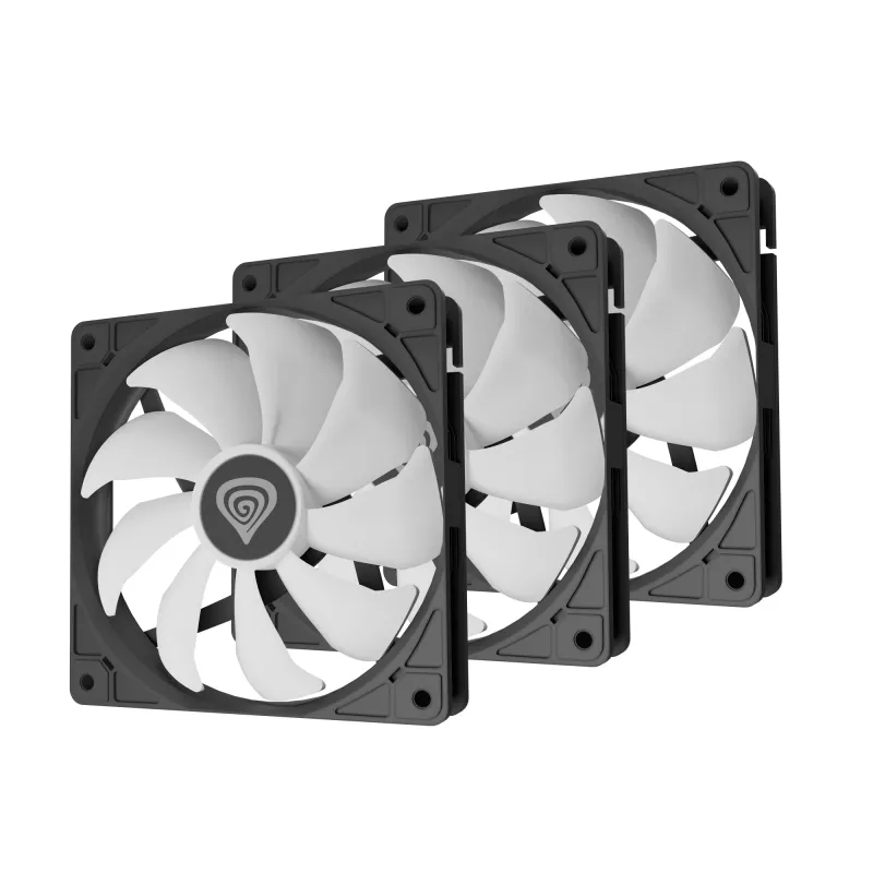 Genesis Oxal 120 ARGB Gehäuselüfter, 3er-Pack, Schwarz, NGF-2265