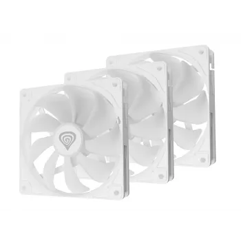 Genesis Oxal 120 ARGB Gehäuselüfter, 3er-Pack, Weiß, NGF-2266