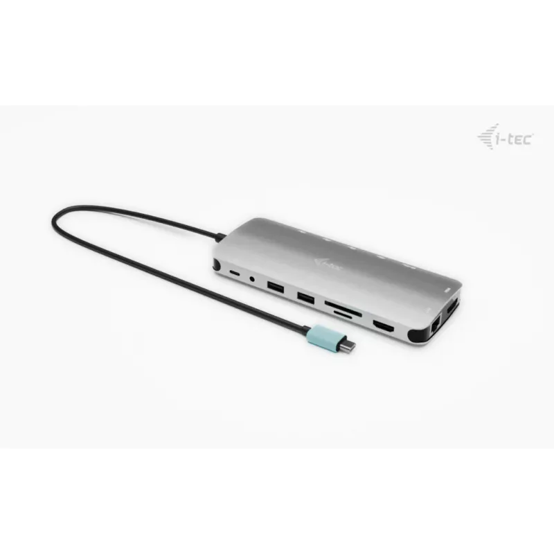 i-tec Metal USB-C Nano 3x Display Dock, 2x HDMI 1x USB-C Video mit Power Delivery 140W + Universal-Ladegerät 140 W