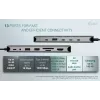 i-tec Metal USB-C Nano 3x Display Dock, 2x HDMI 1x USB-C Video mit Power Delivery 140W + Universal-Ladegerät 140 W