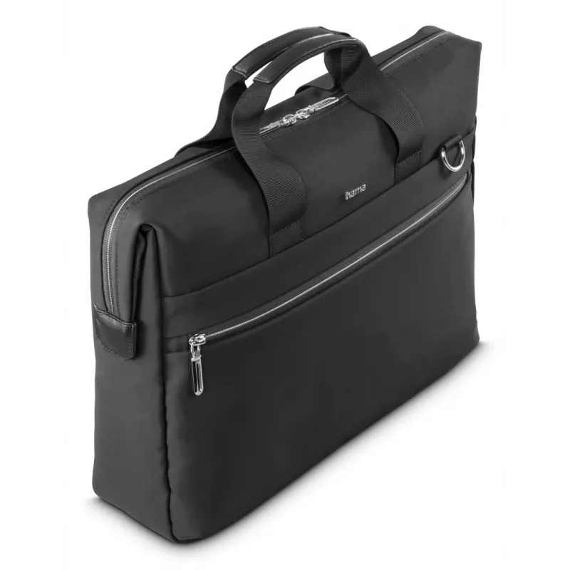 Laptoptasche HAMA 227061 schwarz – robustes Design, gepolstertes Hauptfach, Schultergurt