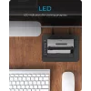 ICY BOX IB-1233CL-CR 2-Bay 2,5/3,5 Zoll SSD/HDD Docking- und Klonstation, CF/SD-Kartenleser, USB-A-Hub, USB 3.2 Gen 1, Schwarz