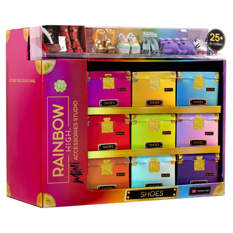 Rainbow High Accessories Studio Series 1, S Assortment in PDQ Puppenschuhe