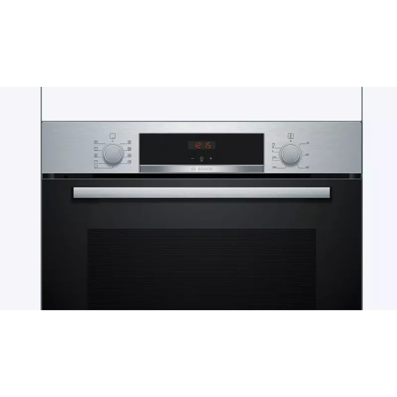 Bosch Serie 4 HBA534ES3 Backofen 71 L 3400 W Schwarz, Edelstahl