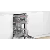 Einbau-Geschirrspüler Bosch Serie 4 SPV4HMX49E – Slimline 45 cm, 10 Maßgedecke, 44 dB, 6 Programme