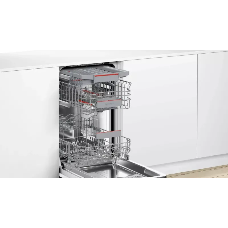 Einbau-Geschirrspüler Bosch Serie 4 SPV4HMX49E – Slimline 45 cm, 10 Maßgedecke, 44 dB, 6 Programme