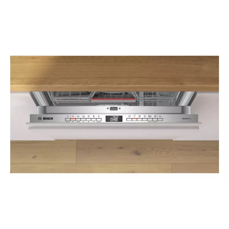 Einbau-Geschirrspüler Bosch SMV4ETX08E — 13 Maßgedecke, 44 dB, volle Größe 60 cm, Energieeffizienzklasse B