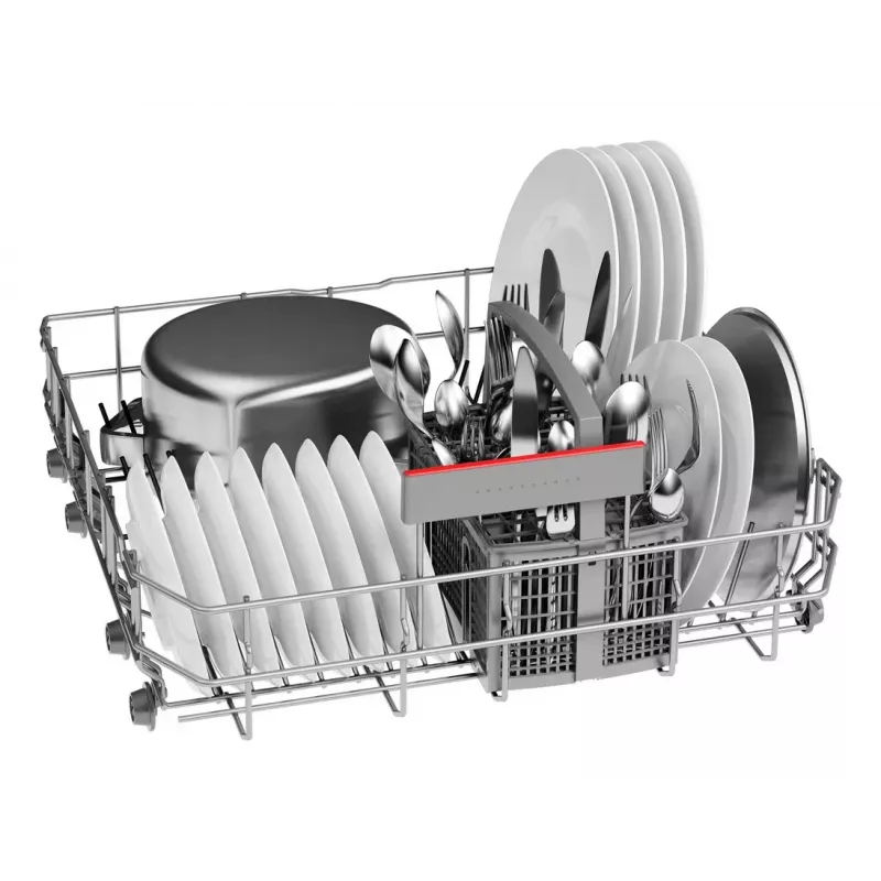 Einbau-Geschirrspüler Bosch SMV4ETX08E — 13 Maßgedecke, 44 dB, volle Größe 60 cm, Energieeffizienzklasse B