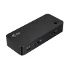 i-tec Universal KVM HUB 2x USB-C 2x USB-A 3.0 5000 Mbit/s Schwarz