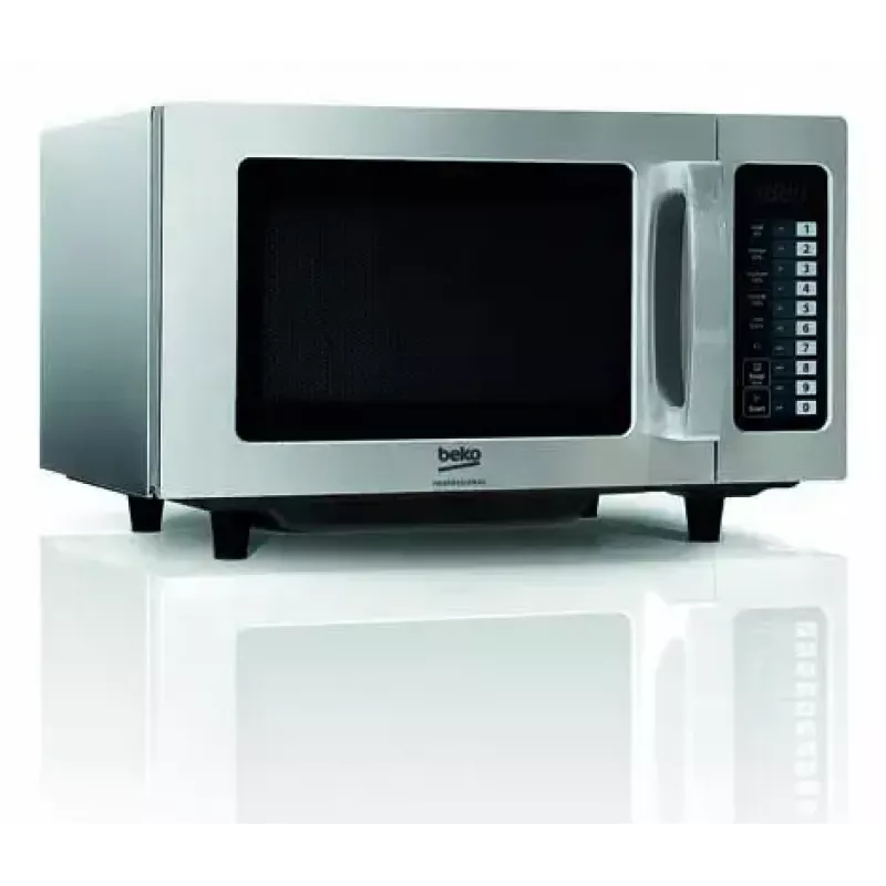 Solo-Tischmikrowelle BEKO PRO25IXBP, 25 l, Silber, LED-Anzeige, Tastensteuerung