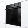 Einbau-Elektrobackofen Gorenje BSA6737E15BG — 77 l, schwarz, digitaler Timer, Konvektion, Grill, Pizzafunktion