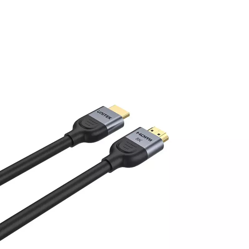 HDMI-Kabel UNITEK C11086GY01-1M 1m 2.1 48 Gbit/s Schwarz Grau