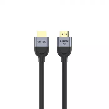 HDMI-Kabel UNITEK C11086GY01-3M 3m 2.1 48 Gbit/s Schwarz Grau