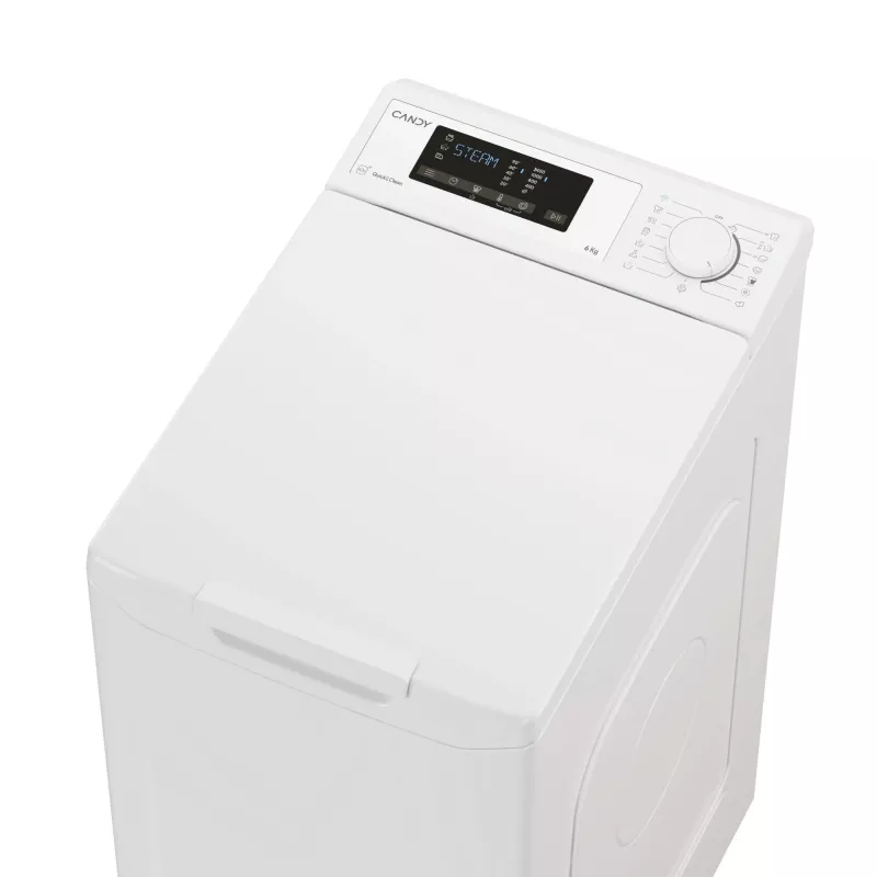 Candy TCAS265D3-S Waschmaschine Toplader 6 kg 1200 U/min Weiß