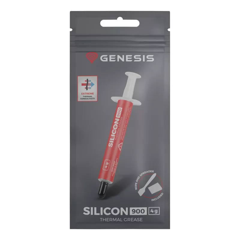 GENESIS Silicon 900 NTG-2329 Wärmeleitpaste, 4 g, 12,8 W/m·K