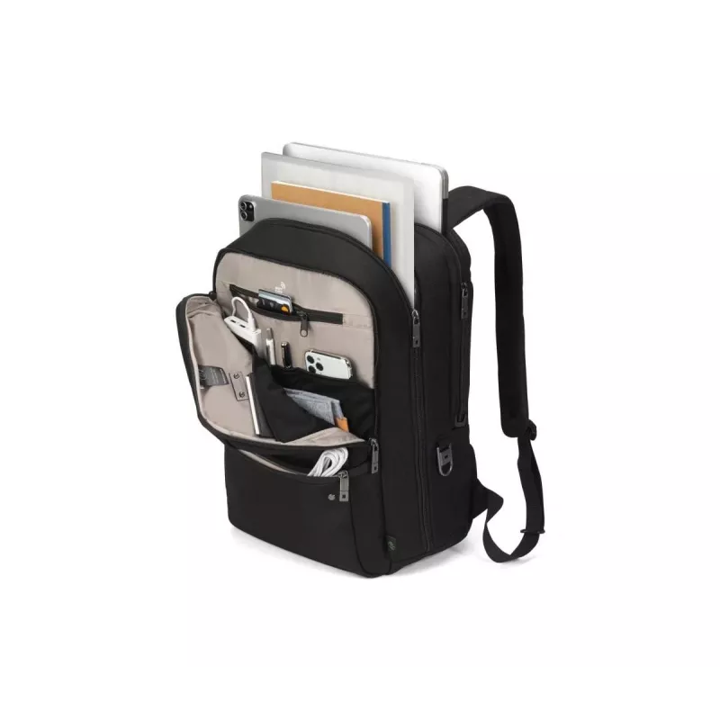DICOTA Five - 14-16 Zoll Notebook-Rucksack - Schwarz / 900d recyceltes PET-Polyester