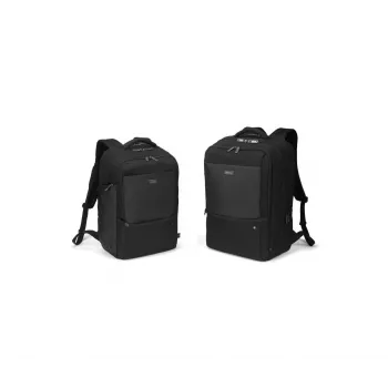 DICOTA Five – 15-17.3in Notebook-Rucksack – Schwarz / 900d recyceltes PET-Polyester