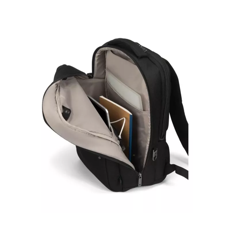 DICOTA Five – 15-17.3in Notebook-Rucksack – Schwarz / 900d recyceltes PET-Polyester