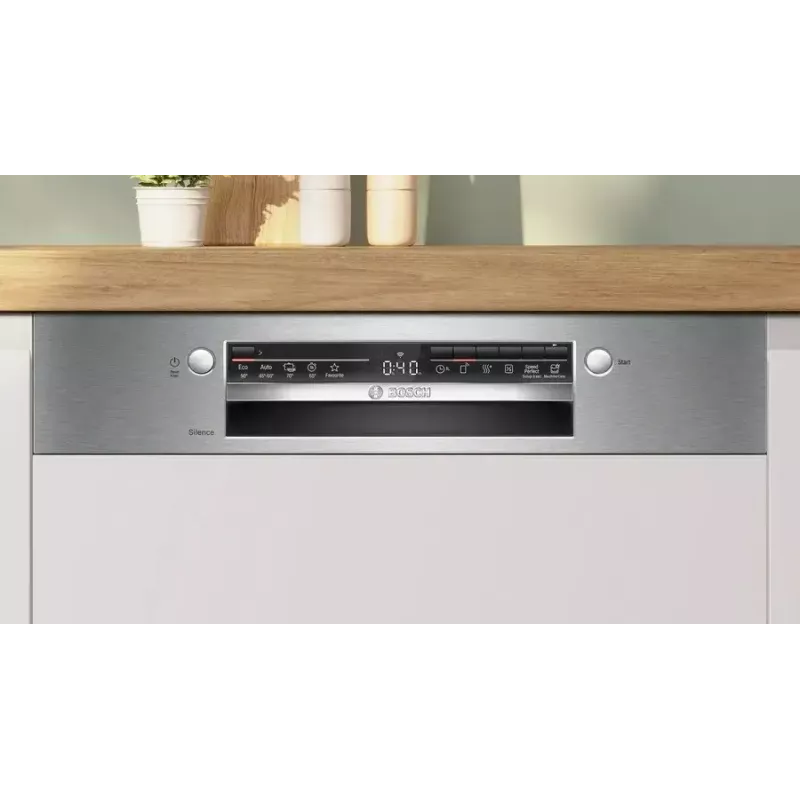 Bosch Serie 2 SMI2ITS09E teilintegrierbarer Geschirrspüler, 13 Maßgedecke, 46 dB, Home Connect, Energieklasse E