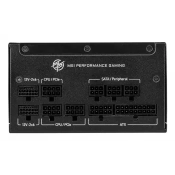 MSI MPG A1000GS PCIE5 Netzteil 1000 W 24-Pin ATX ATX Schwarz