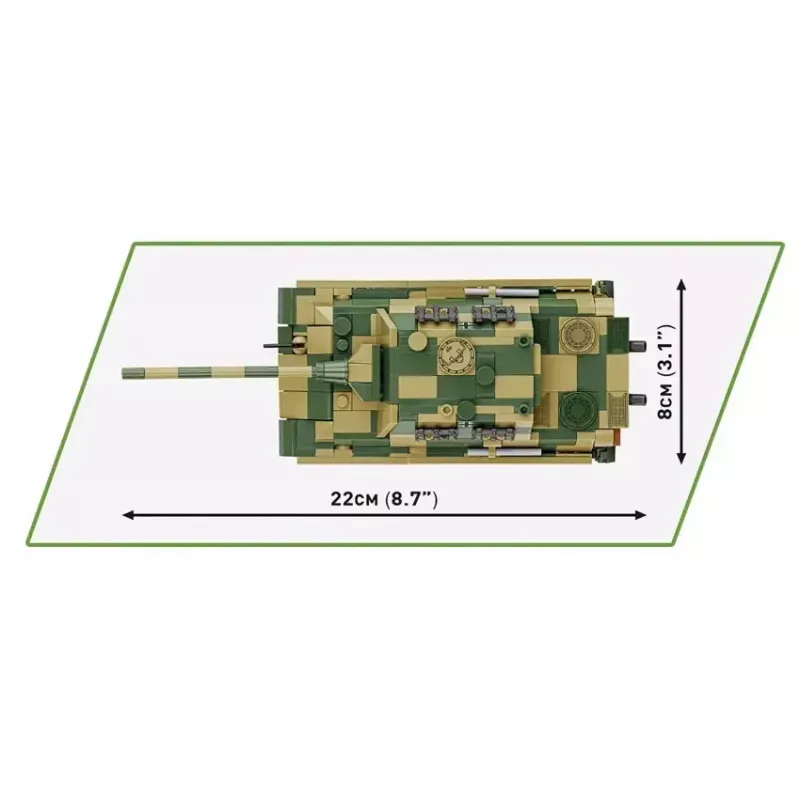 COBI 2733 Historical Collection Panzerjäger Tiger Ausf. B Jagdtiger Konstruktionsspielzeug, 528 Teile, 1:48