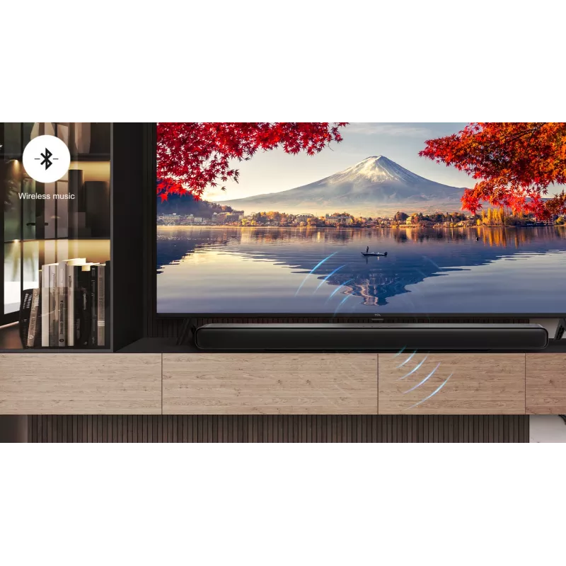 TCL S S55H Class 2.1-Kanal Soundbar mit Dolby Atmos, kabellosem Subwoofer und Bluetooth-Musikstreaming