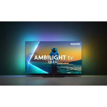 Philips 55OLED820/12 55 Zoll (139,7 cm) 4K Ultra HD OLED Smart-TV, Google TV, Ambilight, 120 Hz, WLAN, Bluetooth