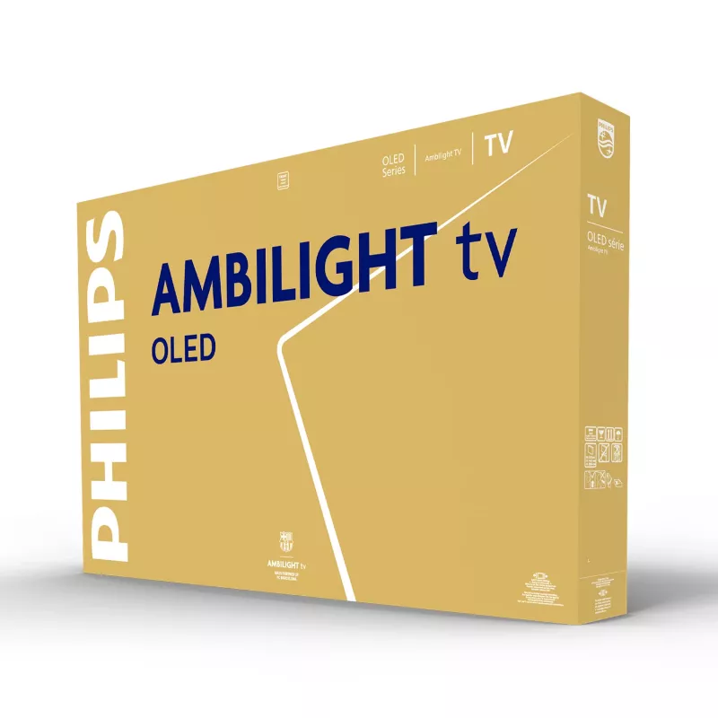 Philips 55OLED910/12 TV 139,7 cm (55 Zoll) 4K Ultra HD Smart-TV WLAN Metallic