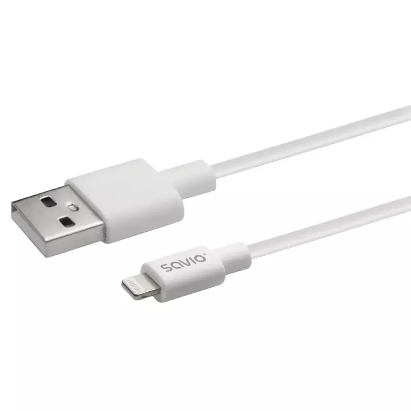 USB-Kabel Savio CL-192 1m USB A USB 2.0 Weiß