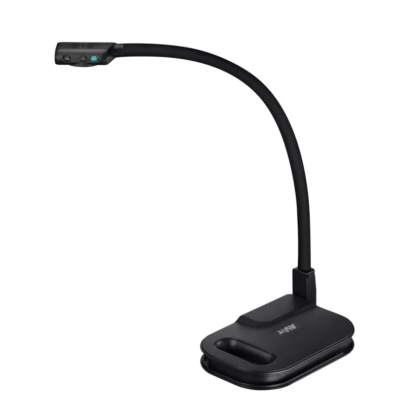 AVer AVerVision U50+ Dokumentenkamera, 8 MP CMOS, 1080p, 60 fps, 16x Digitalzoom, USB 2.0, Schwarz