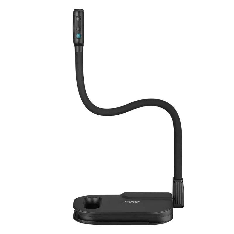 AVer AVerVision U50+ Dokumentenkamera, 8 MP CMOS, 1080p, 60 fps, 16x Digitalzoom, USB 2.0, Schwarz