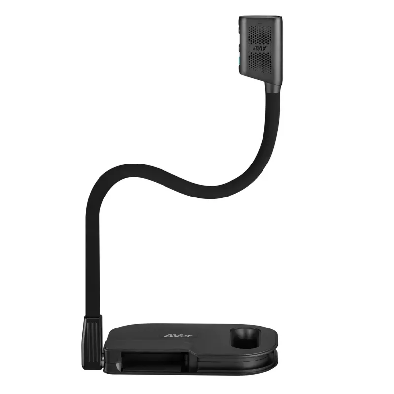 AVer AVerVision U50+ Dokumentenkamera, 8 MP CMOS, 1080p, 60 fps, 16x Digitalzoom, USB 2.0, Schwarz