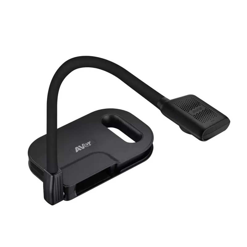 AVer AVerVision U50+ Dokumentenkamera, 8 MP CMOS, 1080p, 60 fps, 16x Digitalzoom, USB 2.0, Schwarz