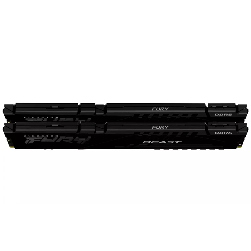 Kingston Technology FURY Beast 128GB 5600MT/s DDR5 CL40 DIMM (Kit of 2) Schwarz