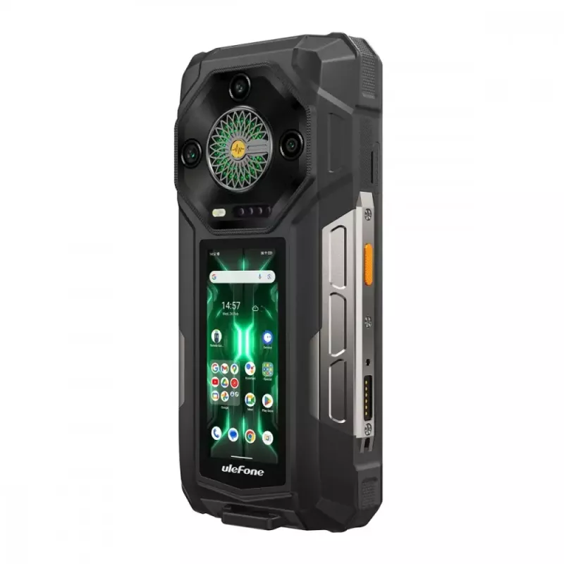 Ulefone Armor 33 Pro 5G Smartphone, 6,95 Zoll, 16 GB / 512 GB, 25500 mAh, Android 14, Schwarz