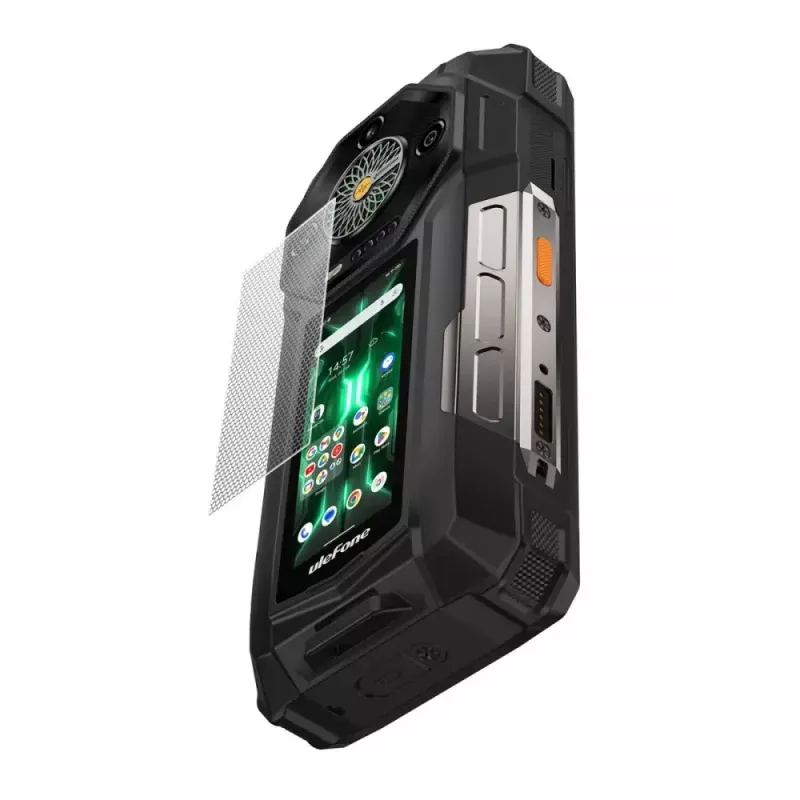 Ulefone Armor 33 Pro 5G Smartphone, 6,95 Zoll, 16 GB / 512 GB, 25500 mAh, Android 14, Schwarz