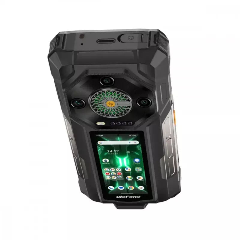 Ulefone Armor 33 Pro 5G Smartphone, 6,95 Zoll, 16 GB / 512 GB, 25500 mAh, Android 14, Schwarz