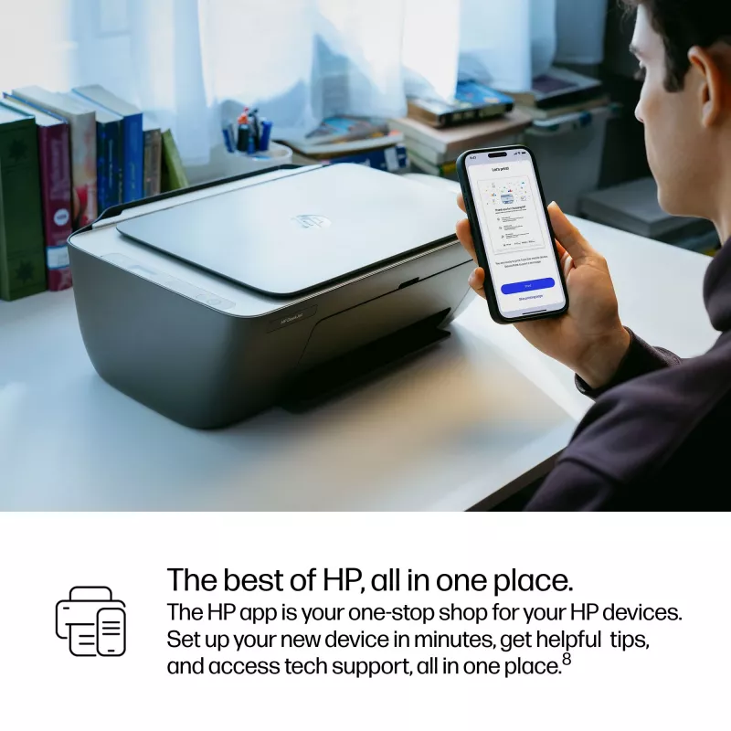 HP DeskJet 2910 Drahtloser 3-in-1 Farbdrucker Thermischer Tintenstrahl 4800x1200 DPI